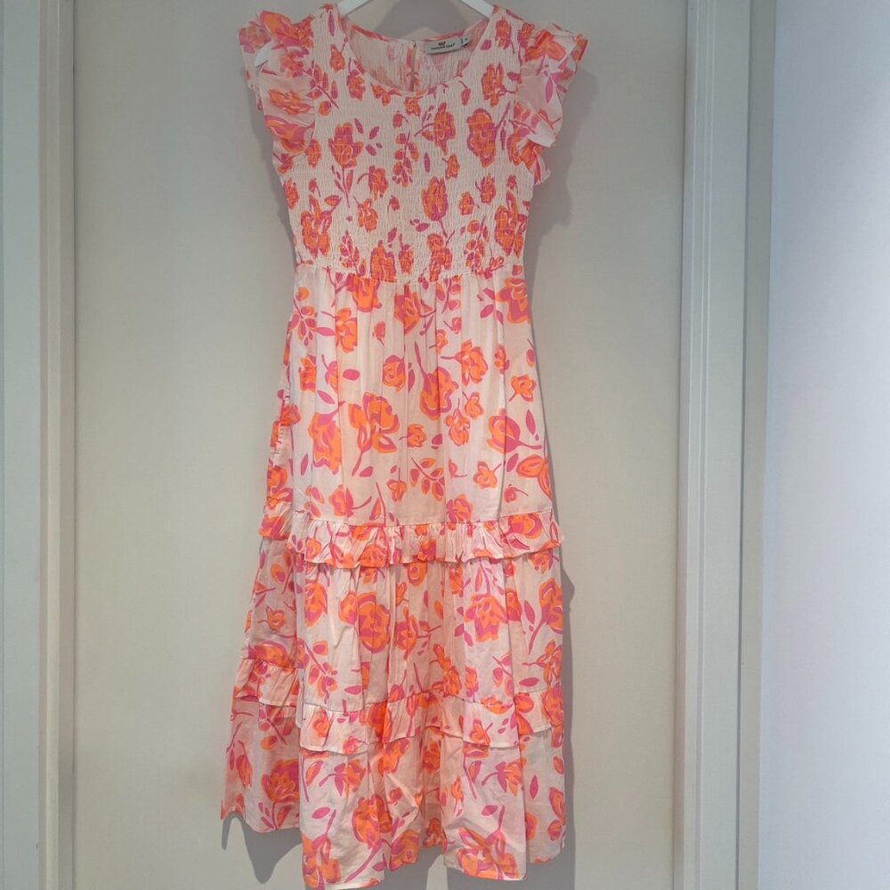 Vineyard Vines Summer Blooms Smocked Dress